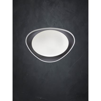 Redo 05-922 - LED Plafondlamp VERENA LED/24W/230V antraciet
