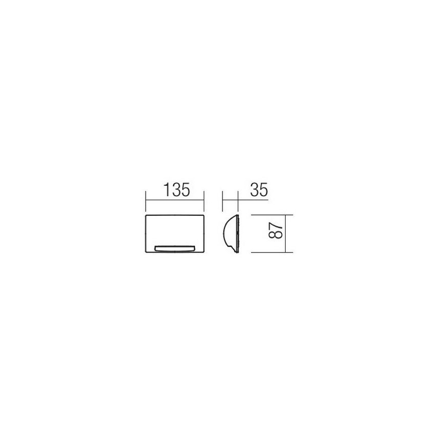 Redo 90009 - LED buitenoriëntatielamp TAMPA LED/11W/230V IP54 wit
