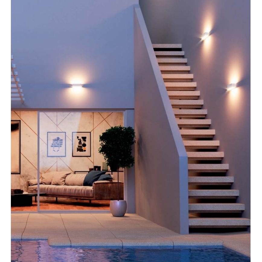 Redo 90095 - LED buitenwandlamp PLANIT LED/10W/230V 3000K IP54 wit