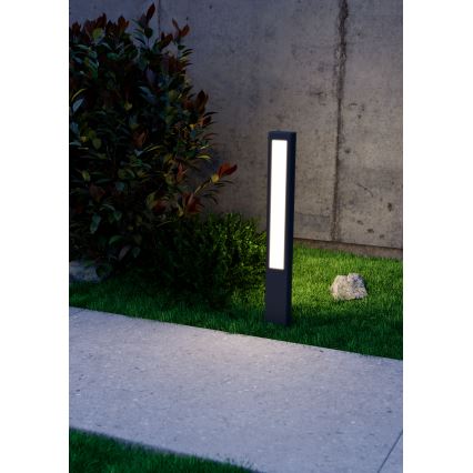 Redo 90125 - LED buitenlamp DOLMEN LED/12,44W/230V IP54 antraciet