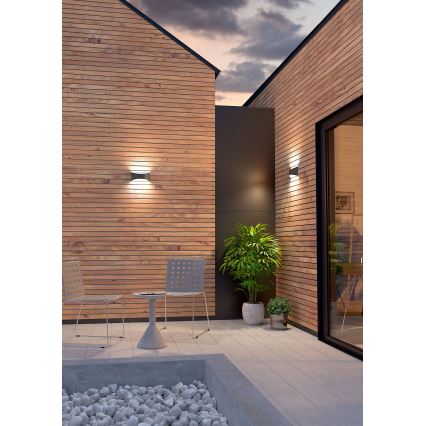 Redo 90126 - LED buitenwandlamp AXEL LED/7W/230V 3000 IP65 antraciet