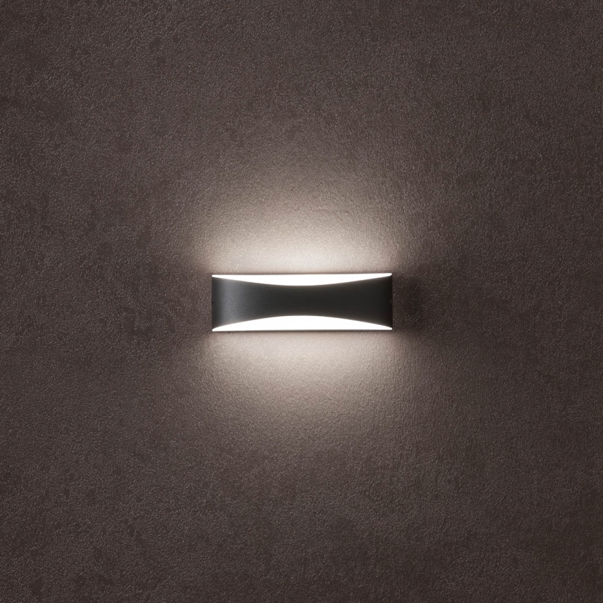 Redo 90126 - LED buitenwandlamp AXEL LED/7W/230V 3000 IP65 antraciet