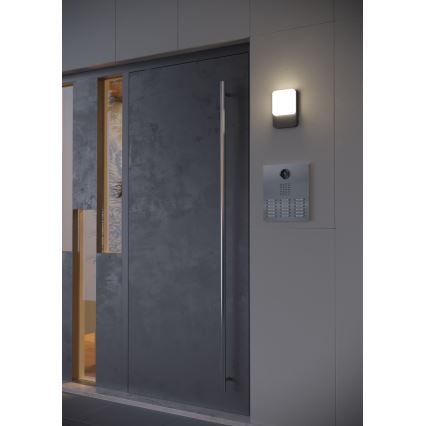 Redo 90130 -LED buitenwandlamp COLIN LED/9W/230V 4000K IP54 antraciet