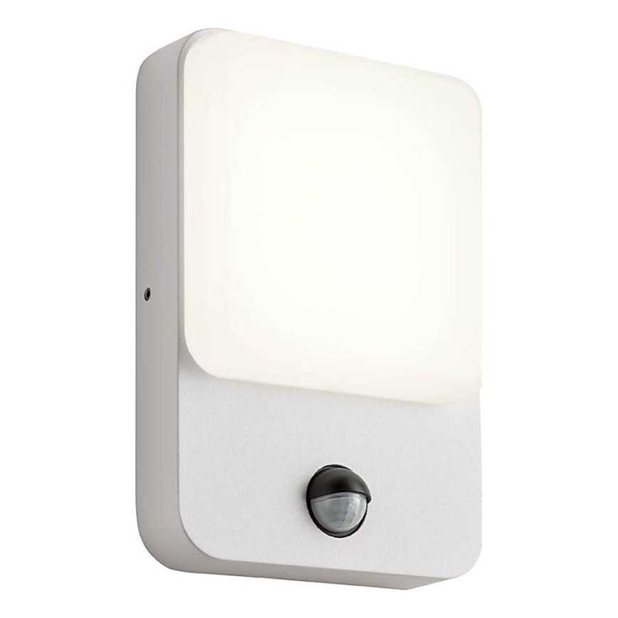 Redo 90132 - LED buitenmuurlamp met bewegings- en schemersensor COLIN LED/9W/230V 4000K IP54 wit
