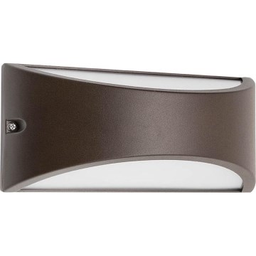 Redo 90192 - Applique murale extérieure SCUDO LED/10W/230V 3000K IP54 marron