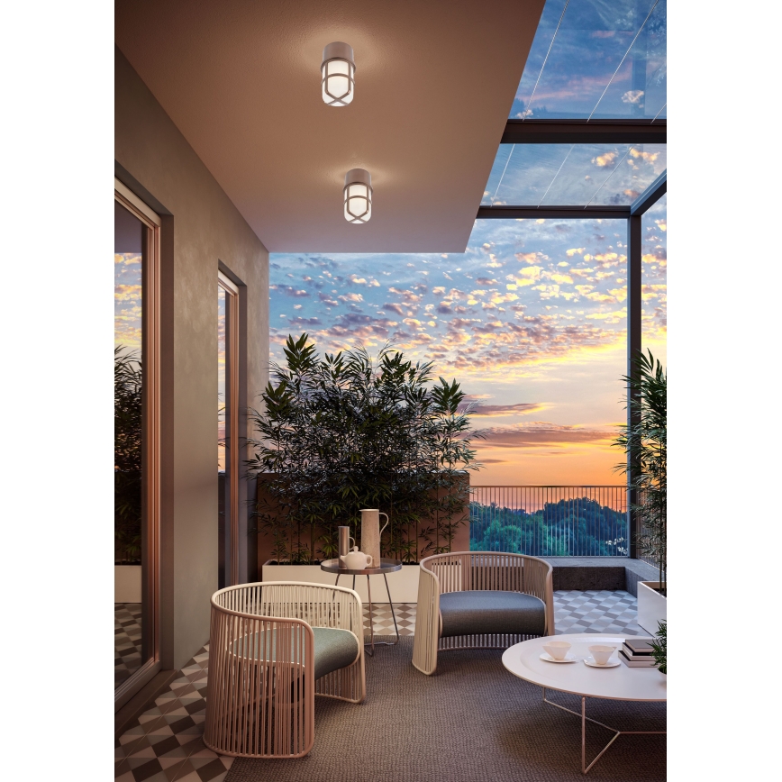 Redo 90194 - Buitenwandspot TRITON 1xE27/28W/230V IP54 koper