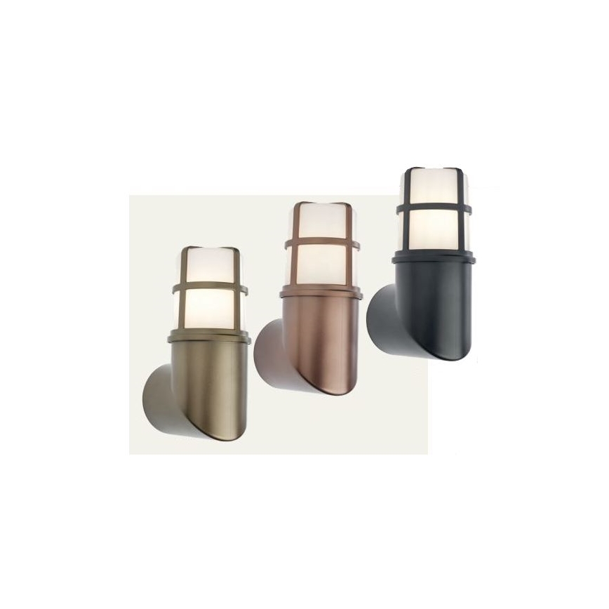 Redo 90196 - Buitenwandlamp TRITON 1xE27/28W/230V IP54 messing