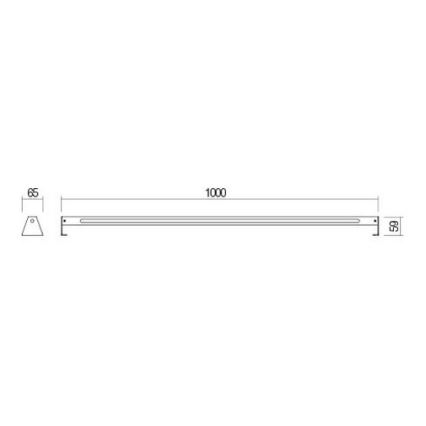Redo 90242 - Luminaire d'extérieur LED TACK IP65 LED/15W/230V 3000K IP65 anthracite