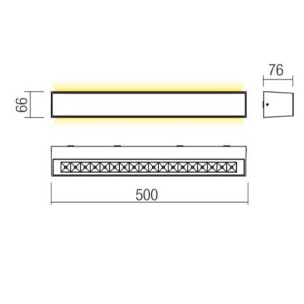 Redo 90259 - LED buitenwandlamp AROOS LED/21W/230V 3000K IP65 wit