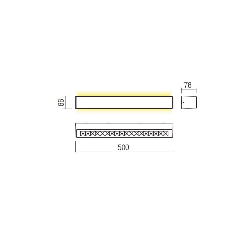 Redo 90261 - LED buitenwandlamp AROOS LED/21W/230V 3000K IP65 bruin