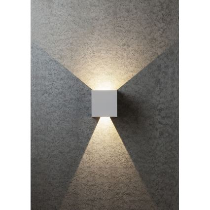 Redo 90294 - Applique murale extérieure LED VARY 2xLED/10W/230V 3000K IP54 blanche