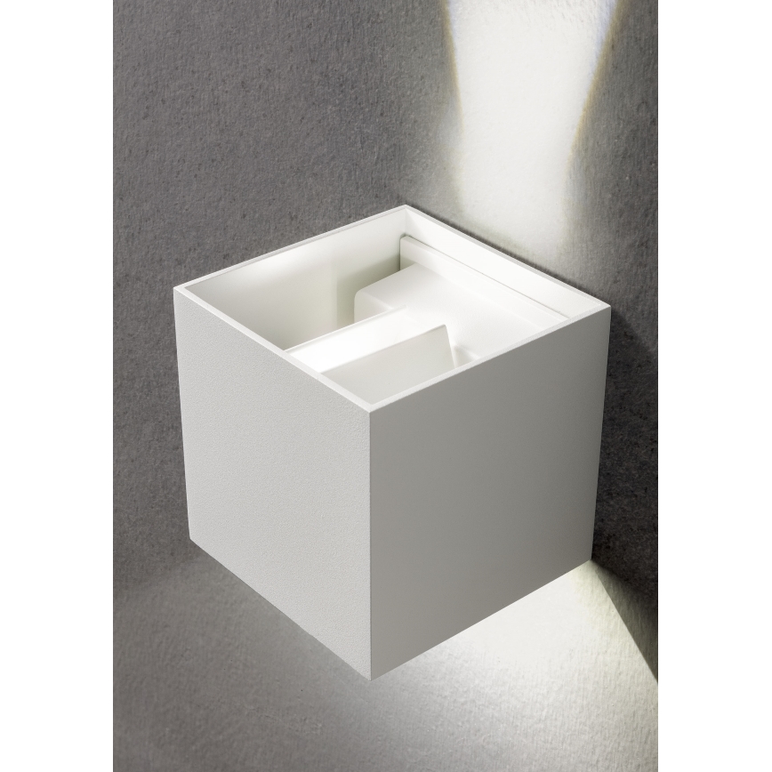 Redo 90294 - LED buitenwandlamp VARY 2xLED/10W/230V 3000K IP54 wit