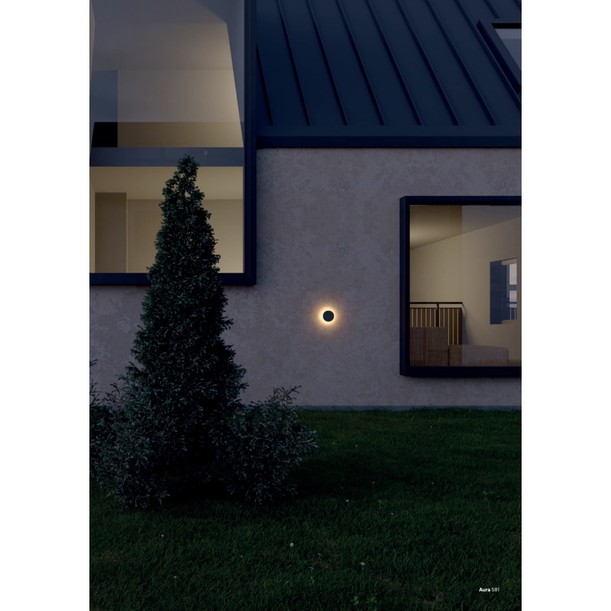 Redo 90369 - Applique murale extérieure LED AURA LED/8W/230V 3000K IP65 anthracite