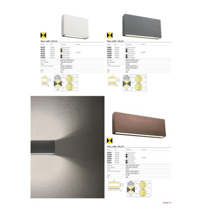 Redo 90375 - Applique murale d'extérieur LED KAMAL LED/6W/230V 3000K IP54 blanche