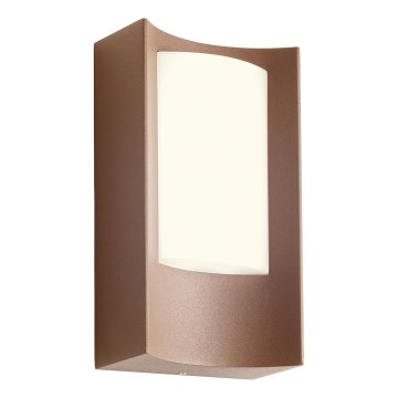 Redo 90484 - Applique murale extérieure WARP LED/8W/230V 3000K IP44 marron