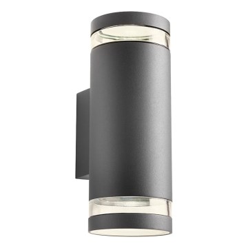 Redo 90518 - Applique murale extérieure CARGO 2xGU10/28W/230V IP54 anthracite