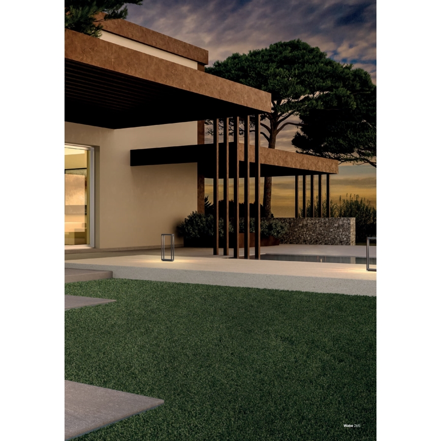 Redo 90582 - LED buitenlamp WAKE LED/8W/230V 3000K 75 cm IP65 antraciet