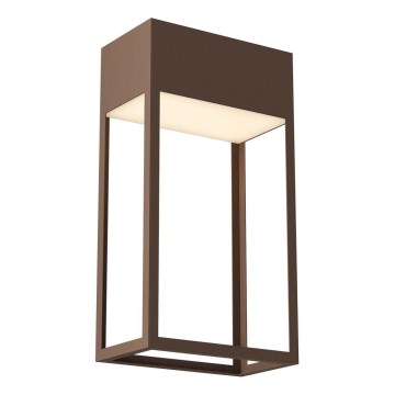 Redo 90604 - LED Buitenwandlamp STAND LED/20W/230V 3000K CRI 90 IP65 bruin