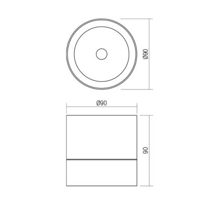 Redo 90626 - Spot d'extérieur SHAFT LED/13W/230V 3000K Ø 9 cm IP65 blanc