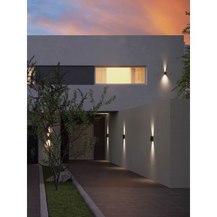 Redo 90636 - Applique murale extérieure SONNY 2xLED/5W/230V 2200/3000/4000K IP54 anthracite