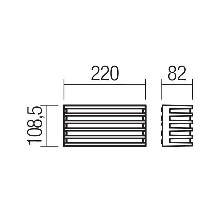 Redo 90638 - Applique murale extérieure BLAZE LED/12W/230V 3000K IP54 anthracite