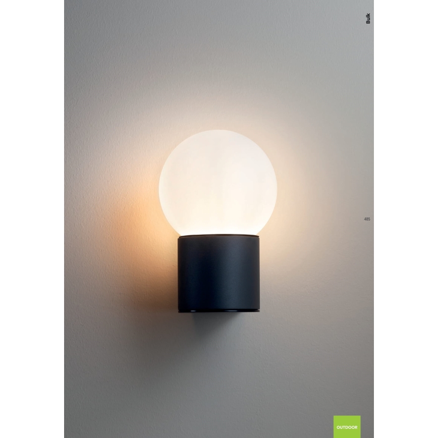 Redo 90640 - Applique murale extérieure BULK 1xE27/28W/230V IP44 anthracite