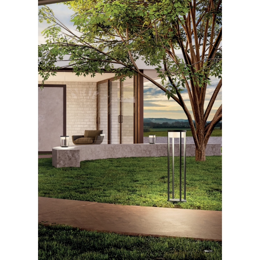 Redo 90677 - Lampe LED d'extérieur MAX LED/15W/230V 3000K 80 cm IP65 anthracite