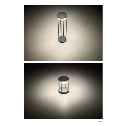 Redo 90677 - LED buitenlamp MAX LED/15W/230V 3000K 80 cm IP65 antraciet