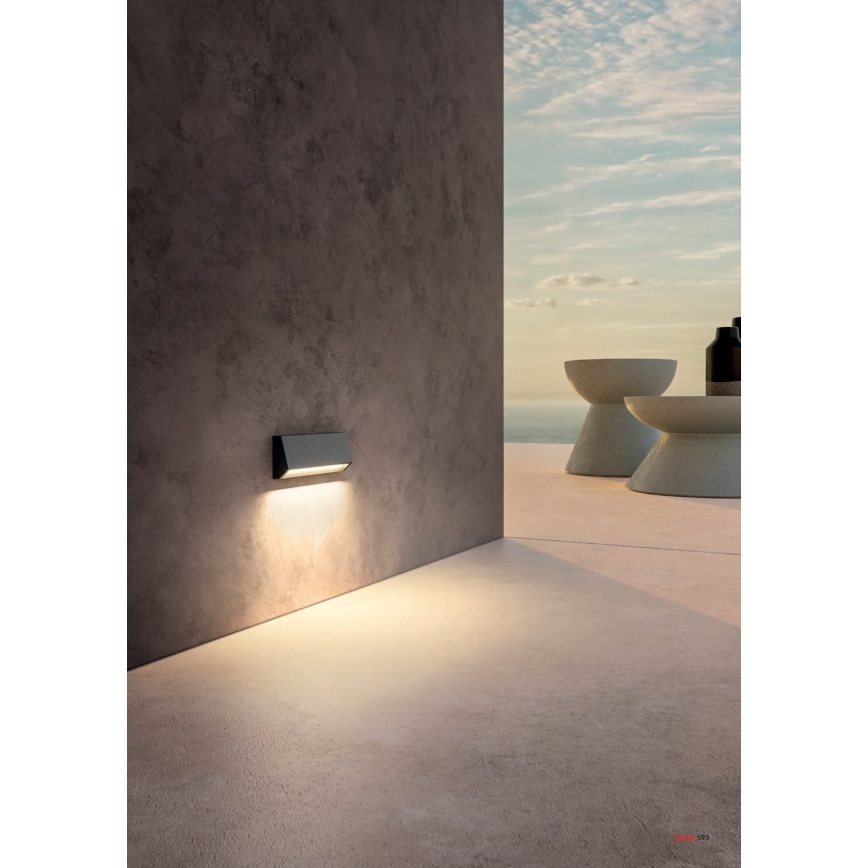 Redo 90680 - Applique d'orientation extérieure ANDER LED/4W/230V 3000K IP65 anthracite