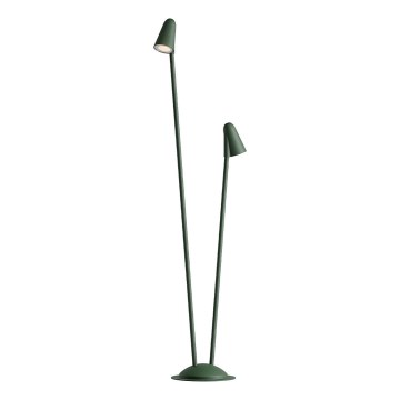 Redo 90713 - LED buitenlamp NIVALIS 2xLED/6,9W/230V 3000K 110 cm IP65 groen