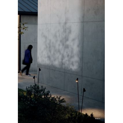 Redo 90713 - LED buitenlamp NIVALIS 2xLED/6,9W/230V 3000K 110 cm IP65 groen