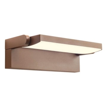 Redo 90716 - Applique murale extérieure FLIP LED/40W/230V 3000/4000/5000K IRC 90 IP54 marron