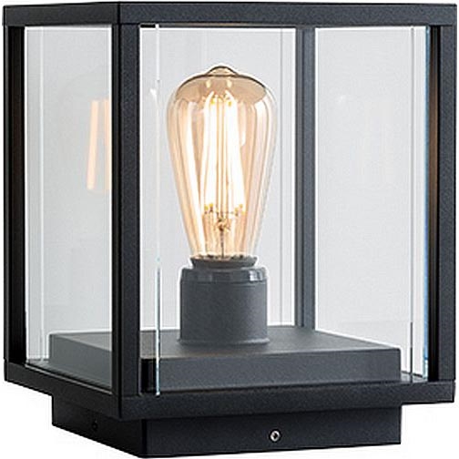 Redo 9109 - Lampe d'extérieur VITRA 1xE27/15W/230V IP54 noire