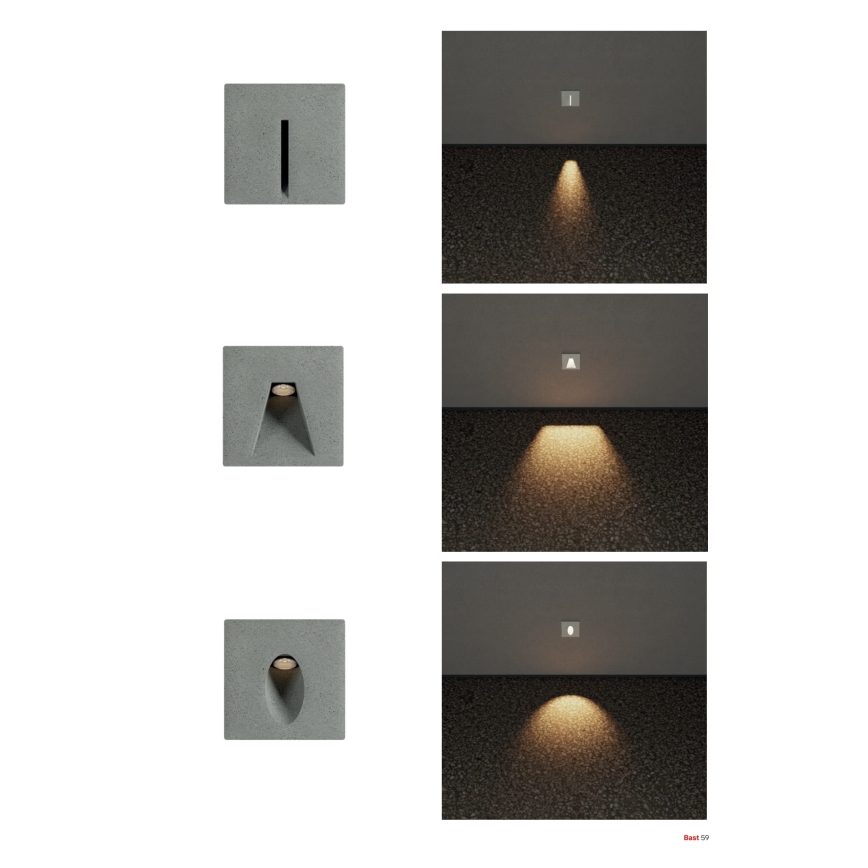 Redo 91199 - LED buitenoriëntatiearmatuur BAST LED/2,5W/230V 3000K CRI 90 IP65 grijs