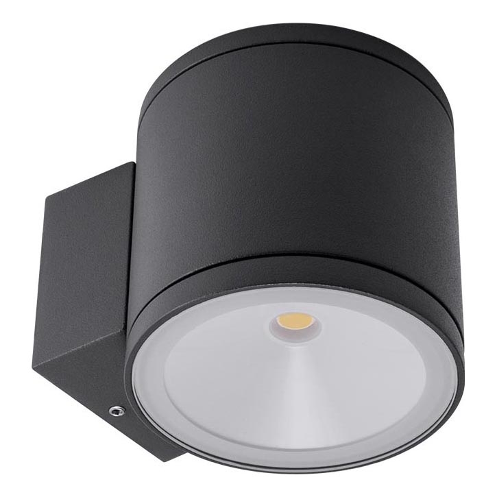 Redo 9594 - LED buitenwandlamp ETA LED/6W/230V 3000K IP54 antraciet