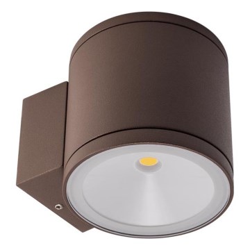 Redo 9596 - LED buitenwandlamp ETA LED/6W/230V 3000K IP54 bruin