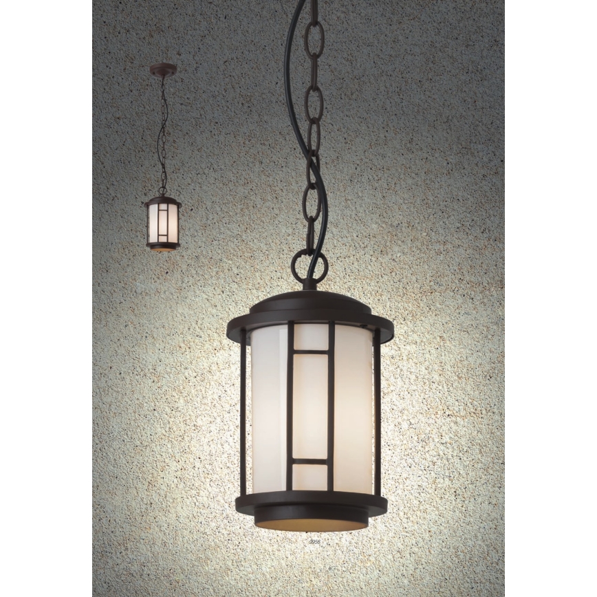 Redo 9956 - Hanglamp aan een ketting voor buiten BRISTOL 1xE327/42W230V IP23