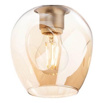 Redo A01-2621-Abat-jour de rechange pour lampe et lustre PIERCE, Ø 15 cm, doré/fumé