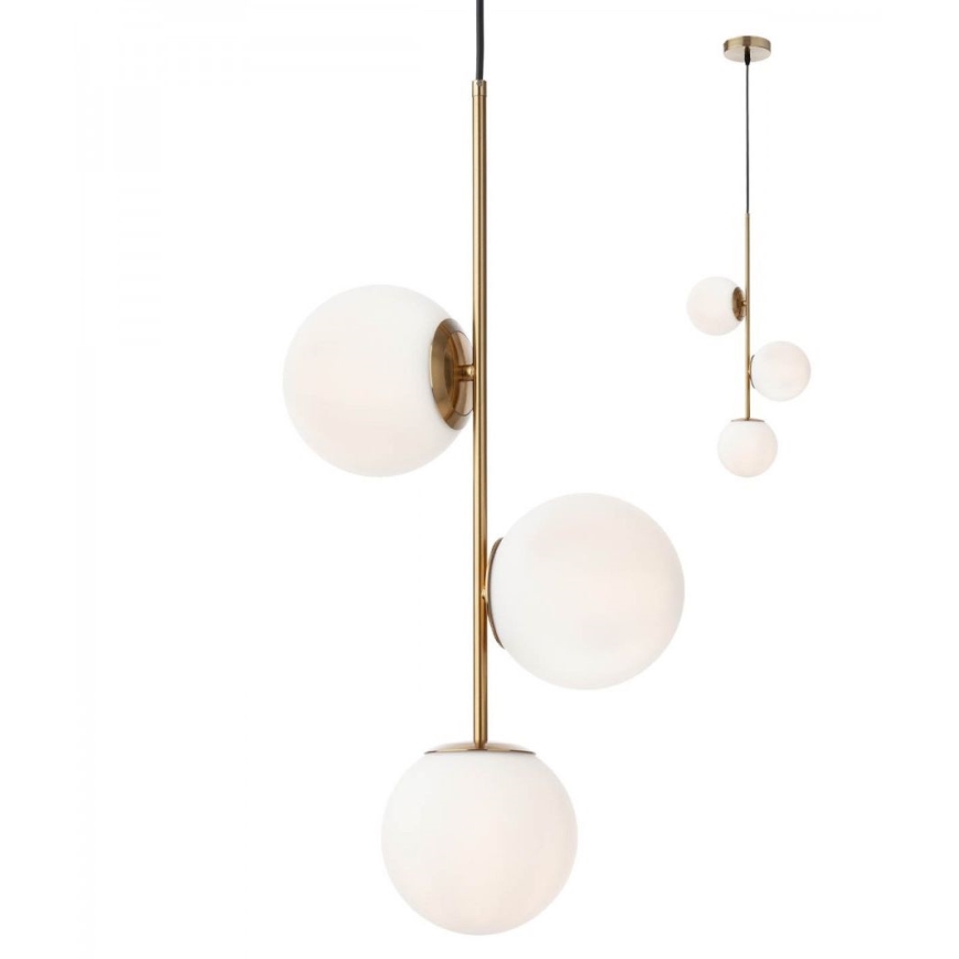 Redo A01-2623 - Vervangende lampenkap voor kroonluchter NIVA diameter 15 cm wit