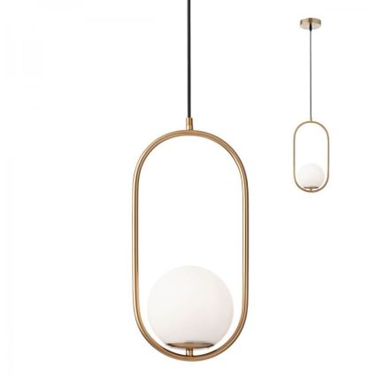 Redo A01-2623 - Vervangende lampenkap voor kroonluchter NIVA diameter 15 cm wit