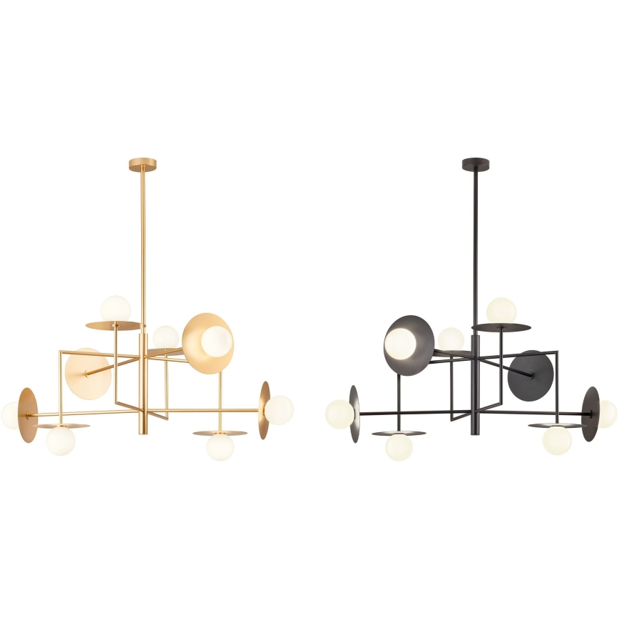 Redo UN1696_1 - Reserve lampenkap voor chandelier, voor lamp PLATO diameter 10 cm wit