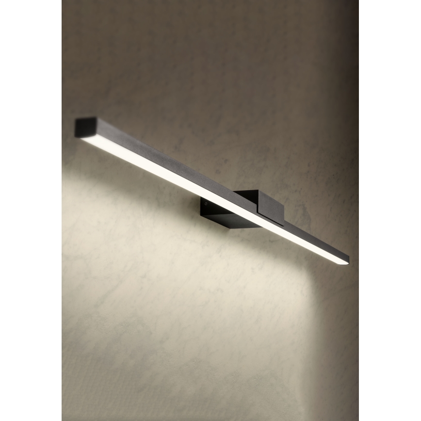 Redo01-3270 - Éclairage de miroir salle de bain ASTON LED/12W/230V 60 cm CRI 90 IP44 noir