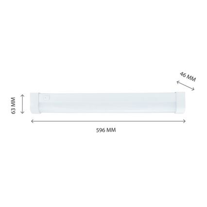 Réglette de cuisine AQUATICA LED/15W/230V 4000K IP44