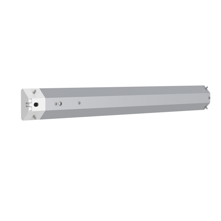 Réglette de cuisine avec prises et ports USB LED/18W/230V 4000K argent