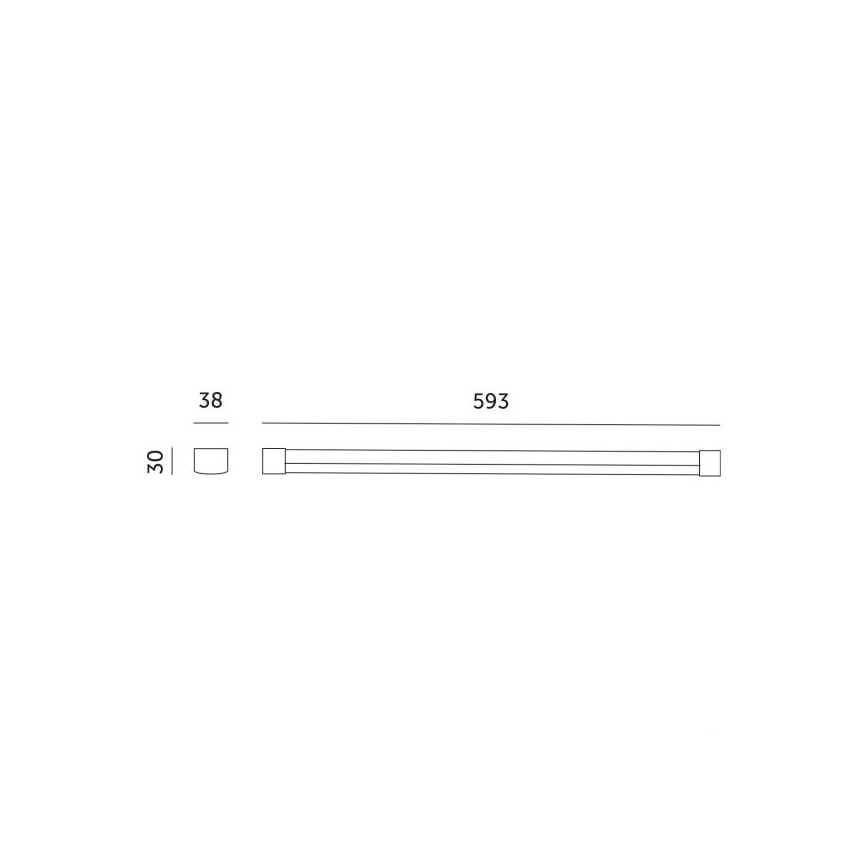 Réglette de cuisine pour la culture des plantes GROWLY LED/9W/230V blanc
