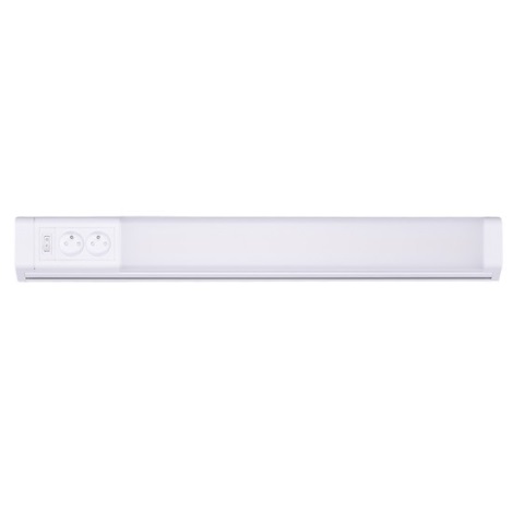 Réglette LED avec prises pour meuble de cuisine LED/10W/230V