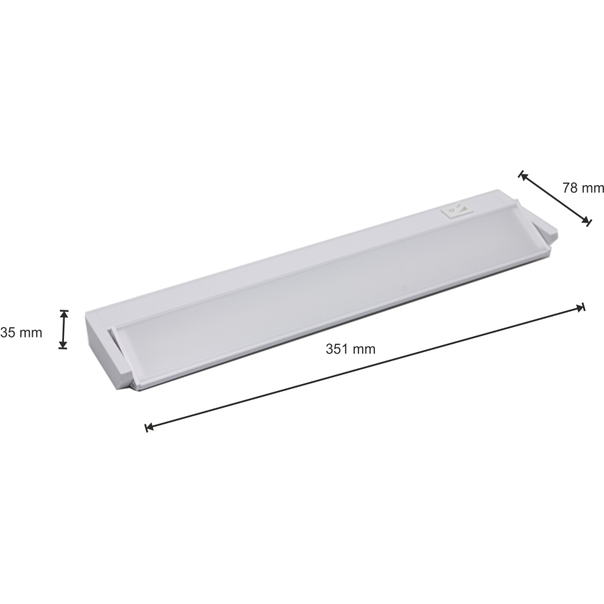 Réglette LED pour meuble de cuisine LED/5W/230V blanc