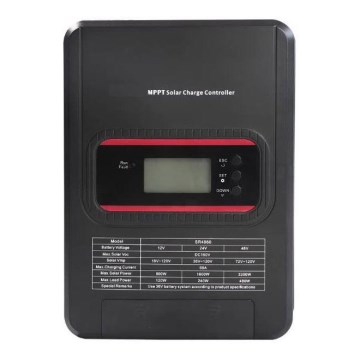 Régulateur de charge solaire MPPT 12-48V/60A IP32