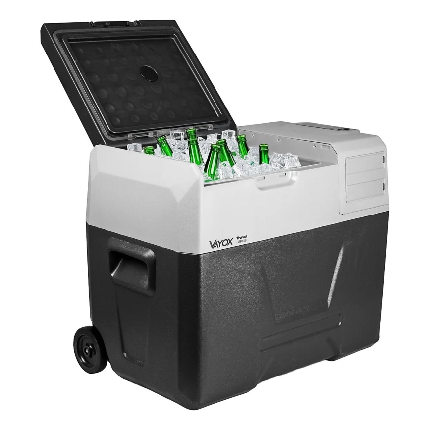 Reis koelkast met LCD scherm 40 l 230V/12V/24V zwart