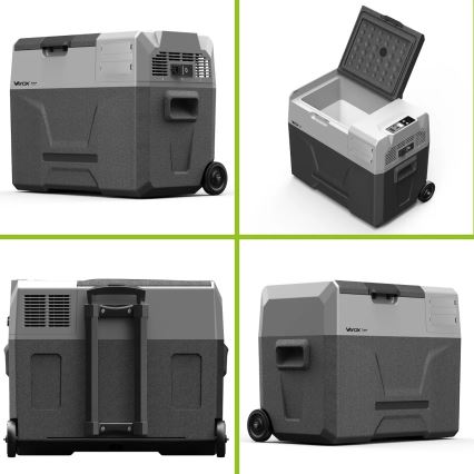 Reis koelkast met LCD scherm 40 l 230V/12V/24V zwart